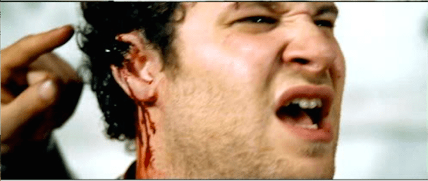 A passenger has reportedly had half his ear bitten off in a 'sickening' attack on a plane bound for Ibiza. The assault took place on a Jet2 flight from Newcastle to the holiday island just before it was due to land. The man, who is believed to be between 18 and 25, has reportedly been receiving treatment in Spain since the attack, which happened on Sunday evening. One passenger told the Daily Mirror that the victim ran to the front of the plane when it landed covered in blood, with 'half his ear just hanging off'. He added: 'It was a relief to get off and an absolutely horrible thing to happen in a confined space in front of families.' Another witness told the paper: 'It was absolutely sickening. To bite someone's ear off on a plane packed with other people at such close quarters and with families sitting around him is absolutely appalling, people were getting off the plane complaining of feeling physically sick.' Phil Ward, managing director of Jet2.com, told MailOnline Travel that it was 'an incident that no one would want to witness'. 'We are aware that an incident happened onboard a flight from Newcastle to Ibiza on Sunday 16th August between two customers,' he said in a statement. It was the second incident to affect a Newcastle International plane on Sunday. In the afternoon, 68 passengers were led off a plane leaving Newcastle International after an 'abusive' stag party 'threatened cabin crew'. The Flybe flight from Newcastle Airport to Stansted was cancelled when the captain called Northumbria Police about an on-board disturbance. This led to police removing all the passengers from the aircraft and leading them into the terminal. Northumbria Police wrote on Twitter that they had been called to 'remove a group of drunk and disorderly passengers' at Newcastle Airport. A police spokesman said: 'The police were called to the airport at the request of Flybe and gave the necessary assistance. 'A 30-year-old man was reported for an offence against the Aviation Act, but no-one was arrested.' But one passenger, who was not part of the group, said the Flybe staff might have 'overreacted' in the situation. Speaking to MailOnline Travel, 24-year-old business analyst Christian Lillie said: 'They did not appear to be abusive or threatening but I wasn't close enough to hear what was said. 'There were no raised voices, it seems as if Flybe staff overreacted. 'We were told by the cabin crew that we had to disembark because of an 'issue' and the police were present I believe in case something did kick off. 'But the police told us that it was not their decision for us to leave it was the pilot's decision.' 