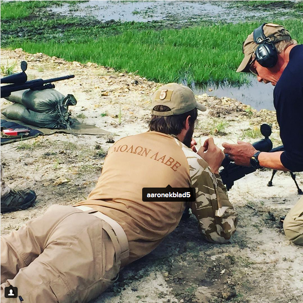 When Xerxes offered to spare the lives of Leonidas, his 300 personal bodyguards and a handful of Thebans and others who volunteered to defend their country, if they would lay down their arms, Leonidas shouted these two words back. Molon Labe!