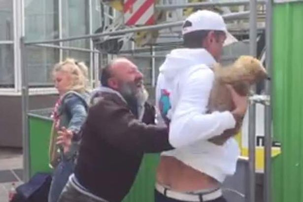 This is the heartbreaking moment a homeless man weeps while his beloved dog is taken away by animal rights activists. The video shows three activists taking away the dog in central Paris in front of shocked onlookers. And since emerging online the video has sparked outrage as viewers were moved by the homeless man's emotional response. He can be seen crying while a woman is heard telling the activists: "You don't have the right to do this!" The man who filmed the footage over the weekend, Nghi Le Duc, said the activists from Cause Animale Nord acted "violently" and "mercilessly". He added that they acted "without pity". "I was shocked when I saw this scene in the streets of Paris," he said. However Cause Animale Nord has defended its actions, claiming the homeless man had drugged the dog - saying that the puppy had dilated pupils. They also added that the dog was not vaccinated or chipped, which is illegal in France. Since the video emerged online a petition has been set up and signed by 60,000 people calling for the actions of the charity to be probed.Petitioners claim that the activists went "too far". There are also calls for the charity to prove that the animal had been drugged. The petition added: "Nowhere [in the group's rules] is it stated that they have the right to remove without notice any animal or that is what they did by attacking a homeless violently to take his pet [a puppy]."