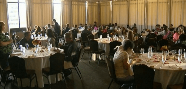 A jilted bride put her wedding feast to good use by feeding Sacramento’s homeless, according to a local report. A salmon and tri-tip smorgasbord coordinated by Quinn Duane and her unidentified would-be husband would have fed 120 of the bride's friends and family Saturday afternoon, but the pricy $35,000 wedding was scrapped at the last minute when the groom got cold feet just five days before the reception. The new guests, including a slew of less fortunate families with children from local shelters, took advantage of the Duane family's kindness, matriarch Kari Duane told KCRA-TV. “When I found out on Monday that the wedding would not be taking place, it just seemed, like, of course this would be something that we would do to give back,” Duane told the TV station. The reception was catered by the posh restaurant at the Citizen Hotel, where on Saturday underserved Sacramento residents snaked around tables while in line for the buffet. Erika Craycraft, her husband Rashad Abdullah and their five children, were among those filling their stomachs. “I think it’s really generous to lose out on something so important to yourself and then give it to someone else is really giving,” Craycraft told the TV station. The bride stayed home instead of attending Saturday’s dinner, but will be getting a vacation out of her situation. Before tackling mounting bills tied to the wedding, mother and daughter will take off to Belize with the non-refundable honeymoon tickets and reservations.