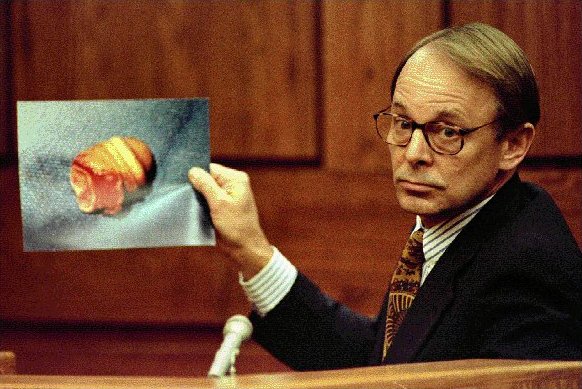 When comedian and television personality Steve Harvey isn’t too busy hosting Family Feud or being lampooned by Saturday Night Live, he hosts a syndicated daytime talk show called The Steve Harvey Show. The program features regular daytime fare, but Monday’s episode featured Lorena Bobbitt, the disgruntled ex-wife of John Wayne Bobbitt — the man whose penis she famously cut off in 1993. Bobbitt appeared on The Steve Harvey Show to discuss domestic violence awareness and prevention, which she has become an advocate for. She recently founded Lorena’s Red Wagon, an organization dedicated to prevention domestic violence and helping those who’ve suffered from it. Good things all, but that didn’t stop Harvey from joking about Bobbitt’s… erm… “past aggression.” “How did he bring up the subject,” Harvey asked her, wondering if she and her current husband had ever discussed the famous 1993 incident and the resulting trial. The comedian even closed his eyes and swallowed slowly to goad some laughs from the audience. “He never brings it up,” Bobbitt laughed in response. According to Bobbitt, her ex-husband — who had his penis reattached and starred in a few porn films — has since tried to reconnect with her via telephone. Yet whenever John Wayne has called, Lorena has ignored him and “always deleted his number.” Bobbitt briefly resurfaced during an incredibly awkward CNN interview back in 2010. Check out the clip above, via NBC.