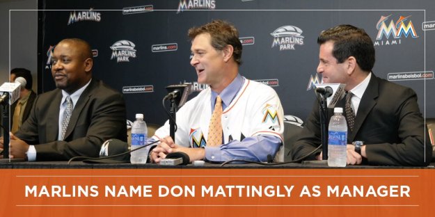 MIAMI (AP) -- The Miami Marlins have scheduled a news conference for Monday, where they're expected to introduce new manager Dan Mattingly. The press conference can be seen on FOX Sports Florida at 10 a.m. Miami hired Mattingly last week less than a week after he parted with the Los Angeles Dodgers. He becomes the Marlins' 10th manager -- including Jack McKeon for two stints -- since Jeffrey Loria bought the team in 2002. With the Marlins, Mattingly will face a big adjustment regarding resources. The Dodgers led the majors by far this year with a payroll of $289.6 million at the end of the regular season. Miami ranked last at $64.9 million, and little change is expected next season.