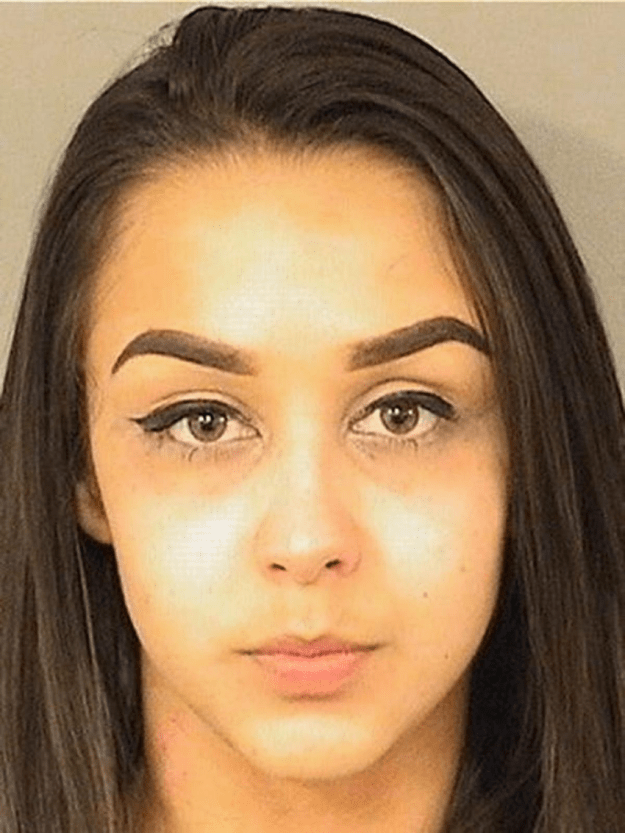 DM- A Florida woman was arrested wearing just her bra after she allegedly crashed into her ex-boyfriend's truck as revenge for dumping her that day right after they had sex. Brianda Nayeli Ramirez, 25, has been charged with aggravated battery with a deadly weapon. Ramirez intentionally hit the truck of her ex-boyfriend, Gabriel Sandoval, as he attempted to make a right turn and caused it to flip over, police said. Sandoval, 38, told police that he and Ramirez began to argue in her apartment after he revealed he wanted to end their one-year relationship. Ramirez told police the couple had just finished having sex, and she threw on a bra and got into her silver Ford Fusion sedan so that she could follow Sandoval after he left her apartment. She followed Sandoval to his aunt's house in Belle Glade, where a friend dropped him off so that he could pick up his own truck, according to WPBF. Ramirez told police that Sandoval refused to talk to her and drove off, but she continued to follow him. Sandoval's Ford truck flipped onto its roof in the middle of the road after he was hit. He later told police he only knew it was Ramirez who hit him after a witness mentioned a silver car. Witnesses at the scene told police that the driver did not stop their car after crashing into Sandoval. Ramirez claims that she rear-ended Sandoval's truck after he slammed on his breaks. She said she panicked after she saw the car flip over and drove off.