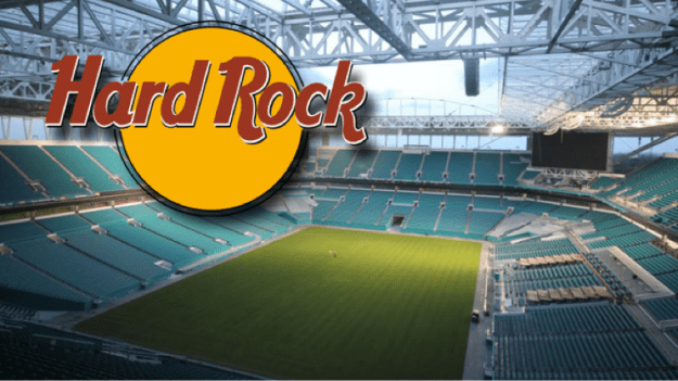 MIAMI GARDENS, Fla. - Who knows if the Dolphins will win this season, but they'll definitely rock. According to a report, the Dolphins will announce that their newly renovated home will be known as Hard Rock Stadium. More Dolphins Headlines (@TomGarfinkel / Twitter) Grass installed at Dolphins renovated stadium Hurricanes scheduled to open season at Dolphins' stadium as construction… Andy Slater reports the announcement could come as soon as Wednesday and that the trademark was applied for last week. The former Joe Robbie Stadium, Pro Player Park, Pro Player Stadium, Dolphins Stadium, Dolphin Stadium, Land Shark Stadium and, most recently, Sun Life Stadium has been looking for a new name since the Sun Life Financial rights expired earlier in 2016. The stadium had been temporarily titled New Miami Stadium. A new roof adorns the renovated stadium, giving shade to Dolphins and Hurricanes fans on hot game days. The stadium will debut its makeover when the University of Miami opens its season Sept. 3 vs. Florida A&M.
